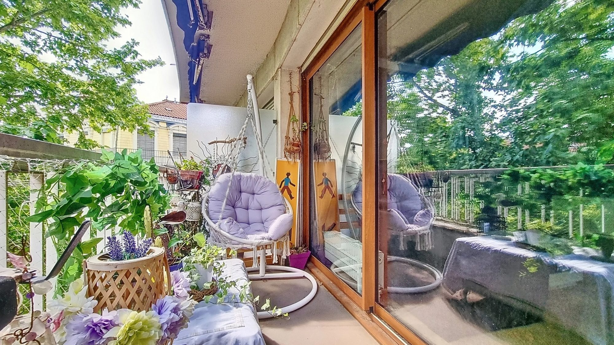 Appartement étage élevé, 2 balcons - Saxe Gambetta Lyon 69007