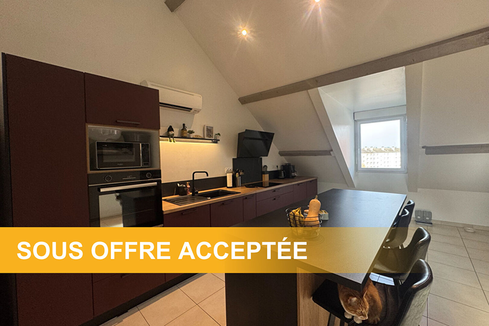 Appartement de charme sous les toits Centre-ville de Lons-le-Saunier / 3 chambres