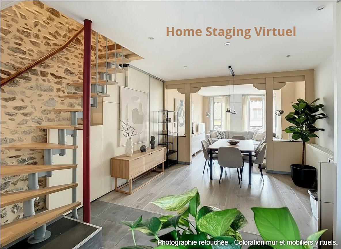 TARARE CENTRE – APPARTEMENT T3 EN DUPLEX – 70 M² – 2 CHAMBRES – LUMINEUX – AUCUN TRAVAUX – DPE : D