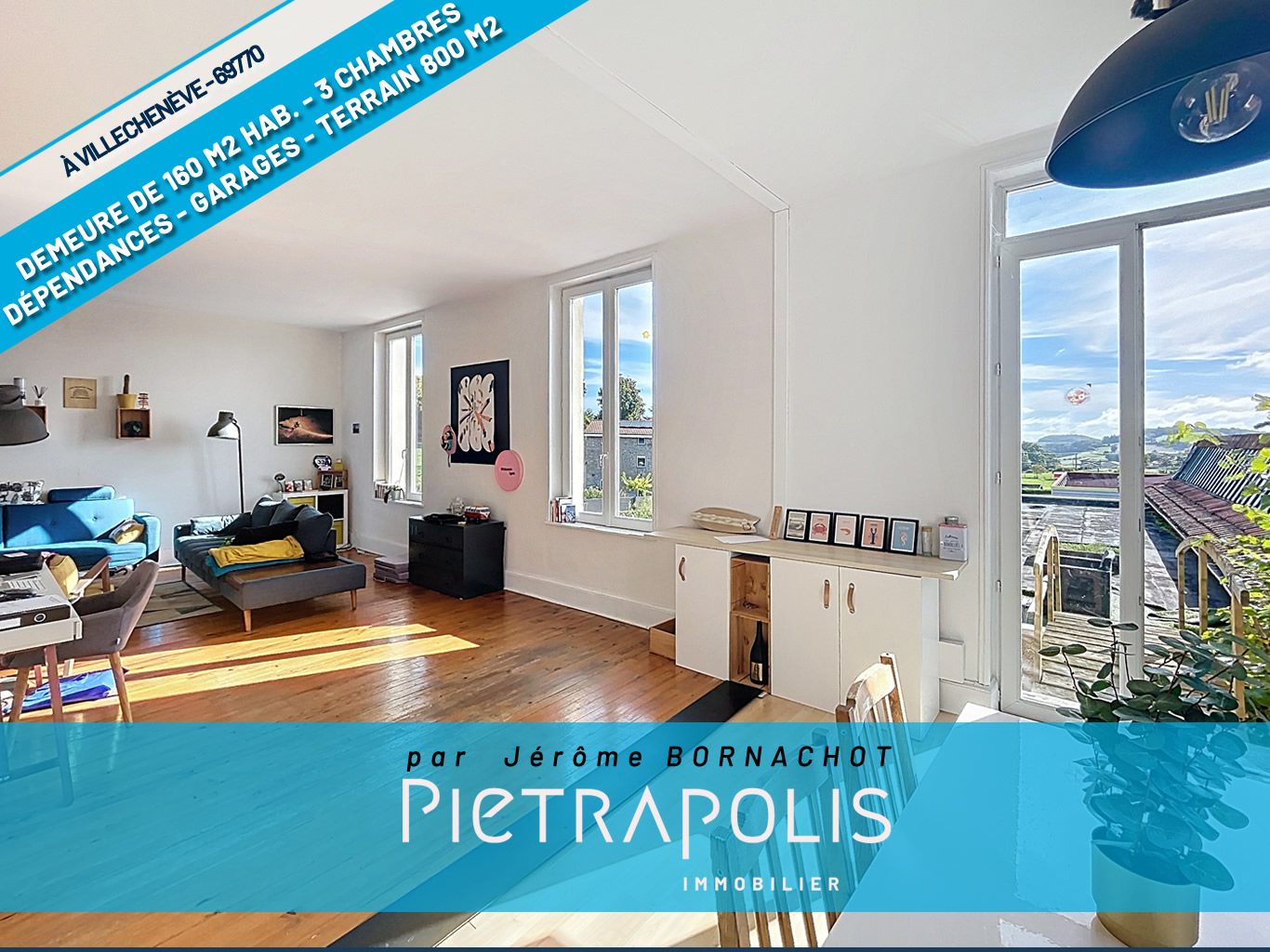 Espace, lumière et fort potentiel : cette maison réunit tout pour concrétiser vos projets, qu’ils soient familiaux, professionnels ou locatifs.