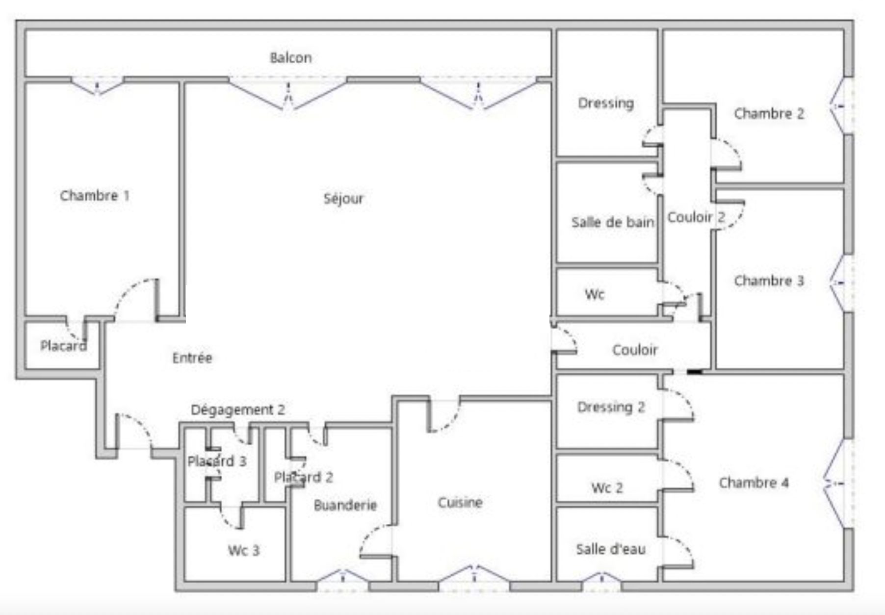 Monplaisir - rue Villon - 162m2 - Balcon 21m2 et box Lyon 69008