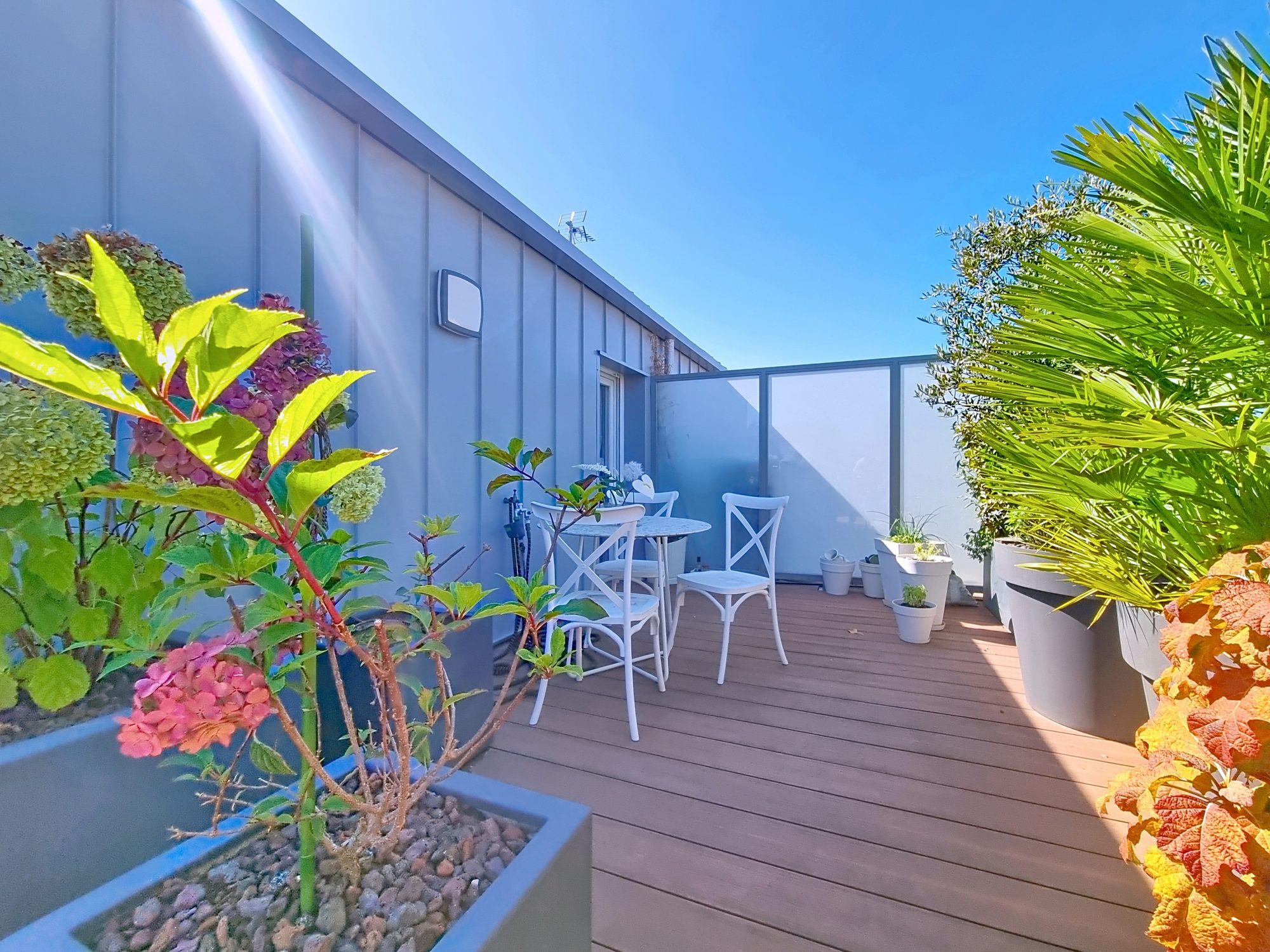 T4 de 92m² en toit terrasse de 80m²