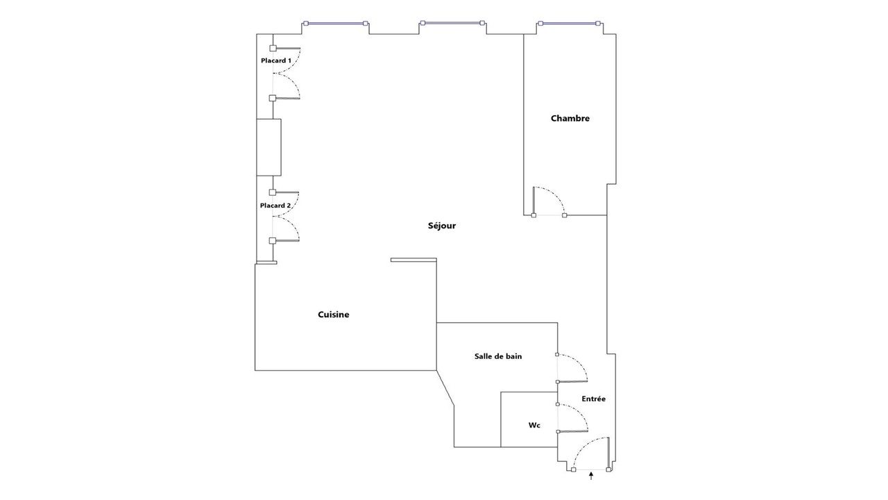 Place Guichard - T2 de 57 m² Lyon 69003