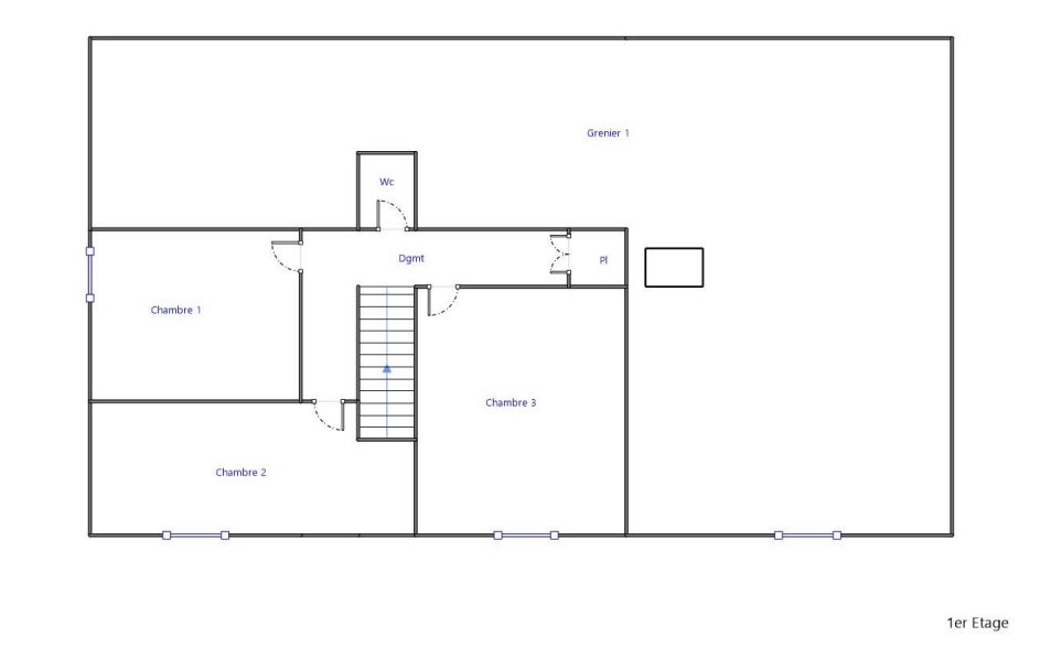 Maison à rénover avec gros potentiel Porte-des-Bonnevaux 38260