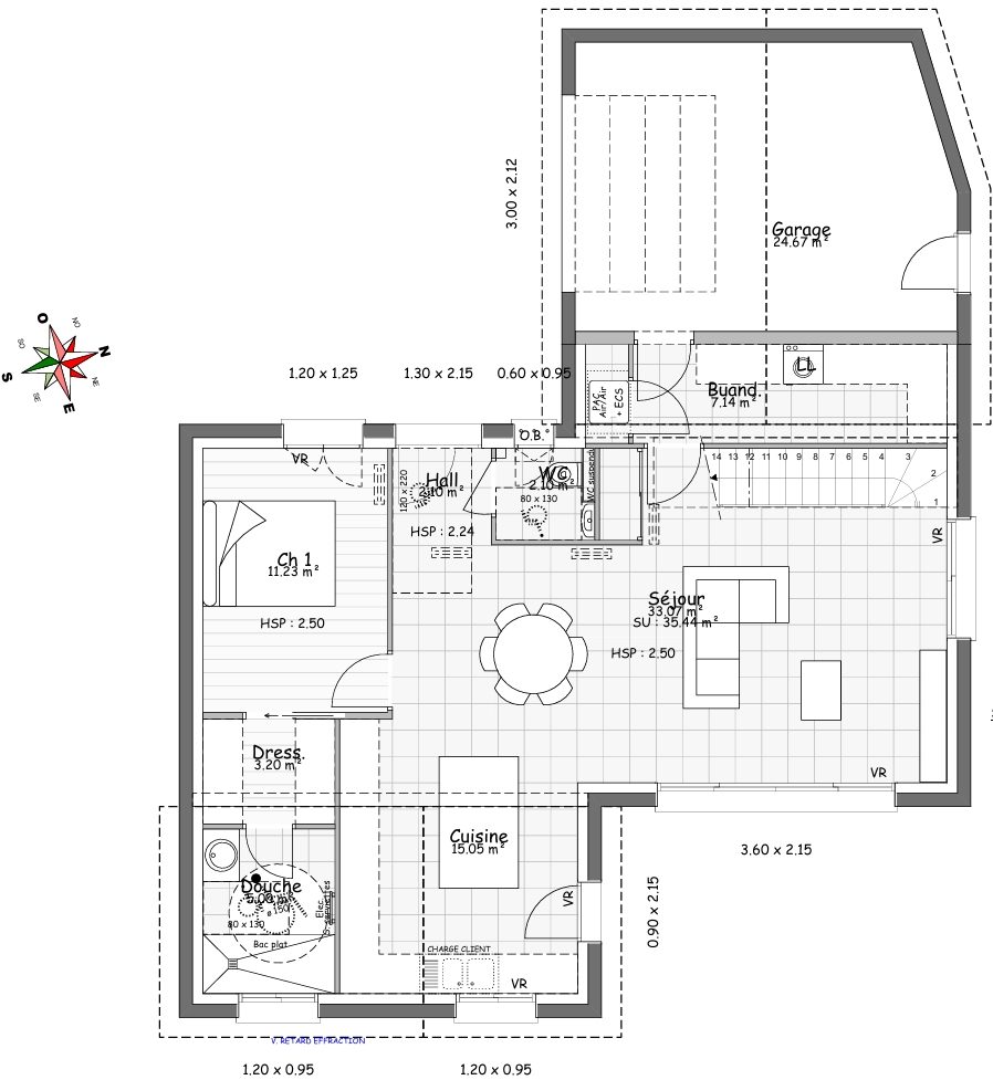 Maison individuelle 130,88m² avec jardin