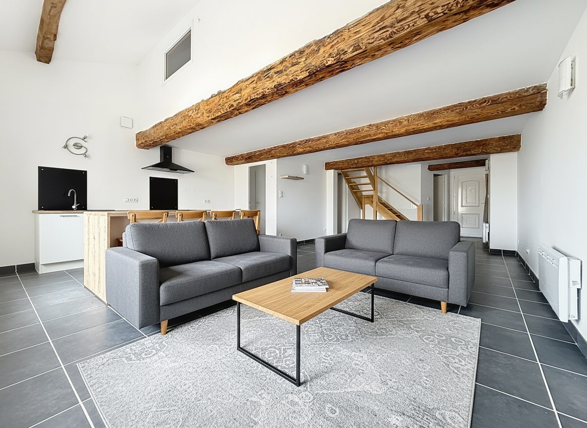 Duplex lumineux de 75 m² avec cachet de l’ancien – Thoissey