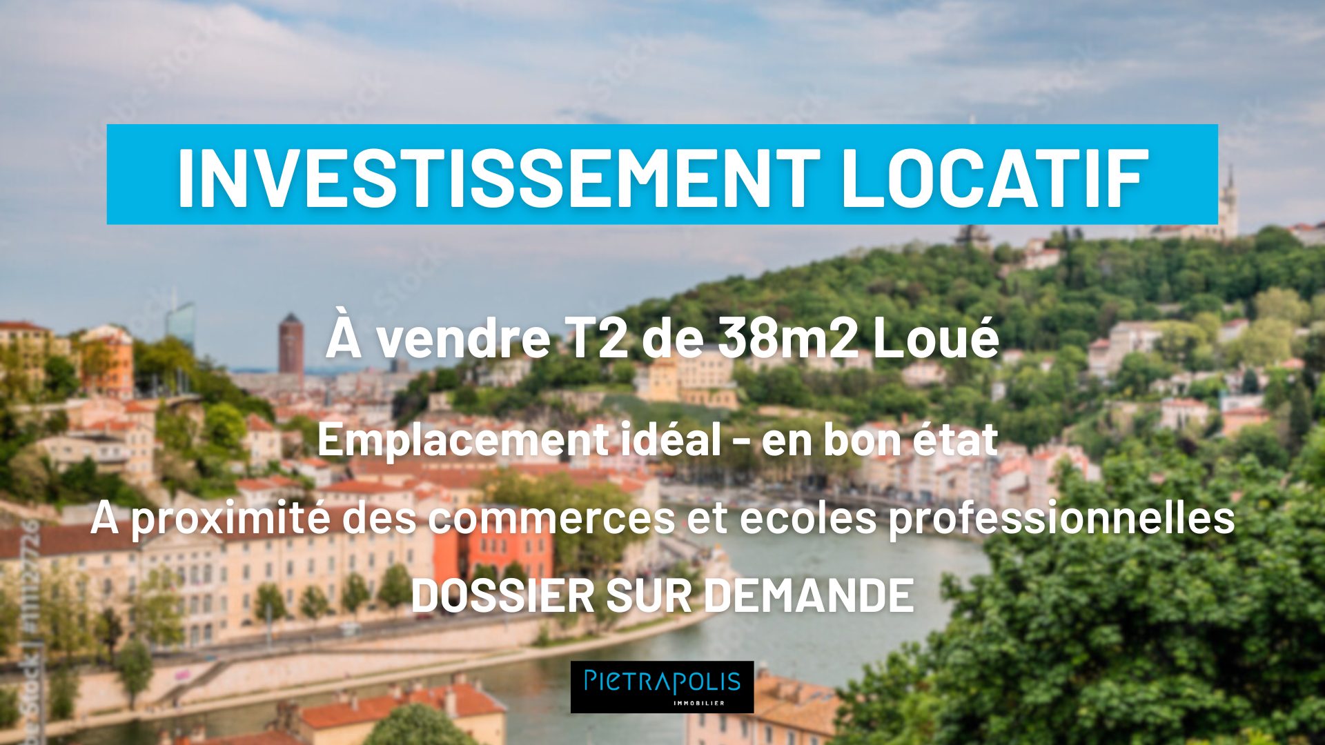 Investissement locatif : T2 avec balcon – Lyon Vaise / Valmy