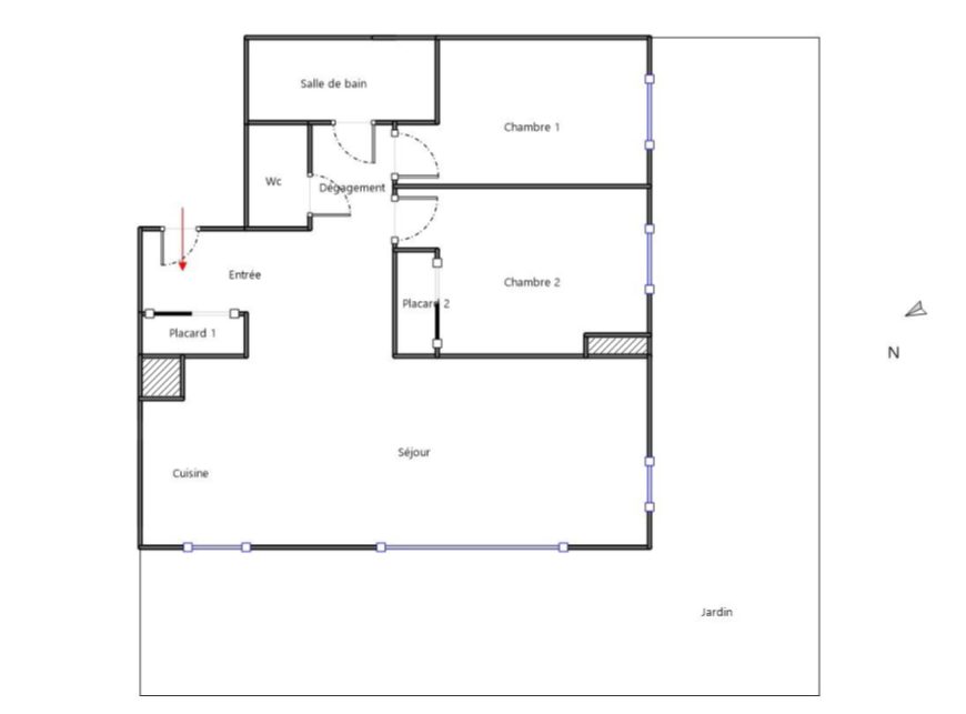 T3 lumineux avec un jardin de 185m2 Dijon 21000