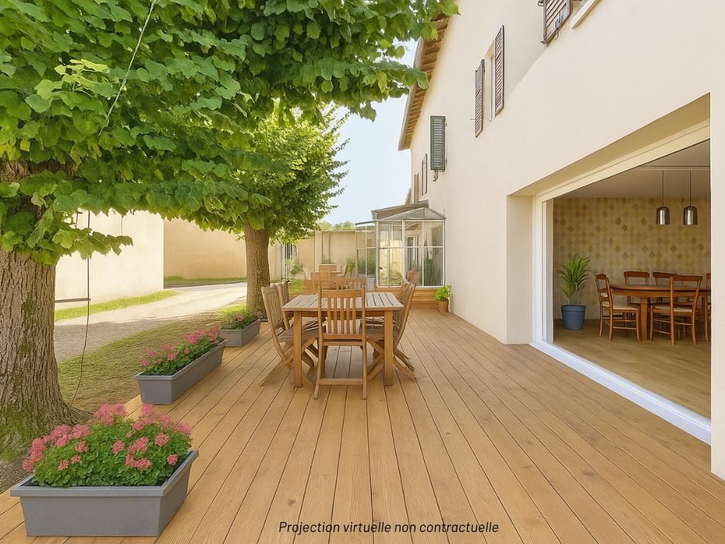 Corps de ferme 269 m² - 7 pièces - terrain 1479 m²