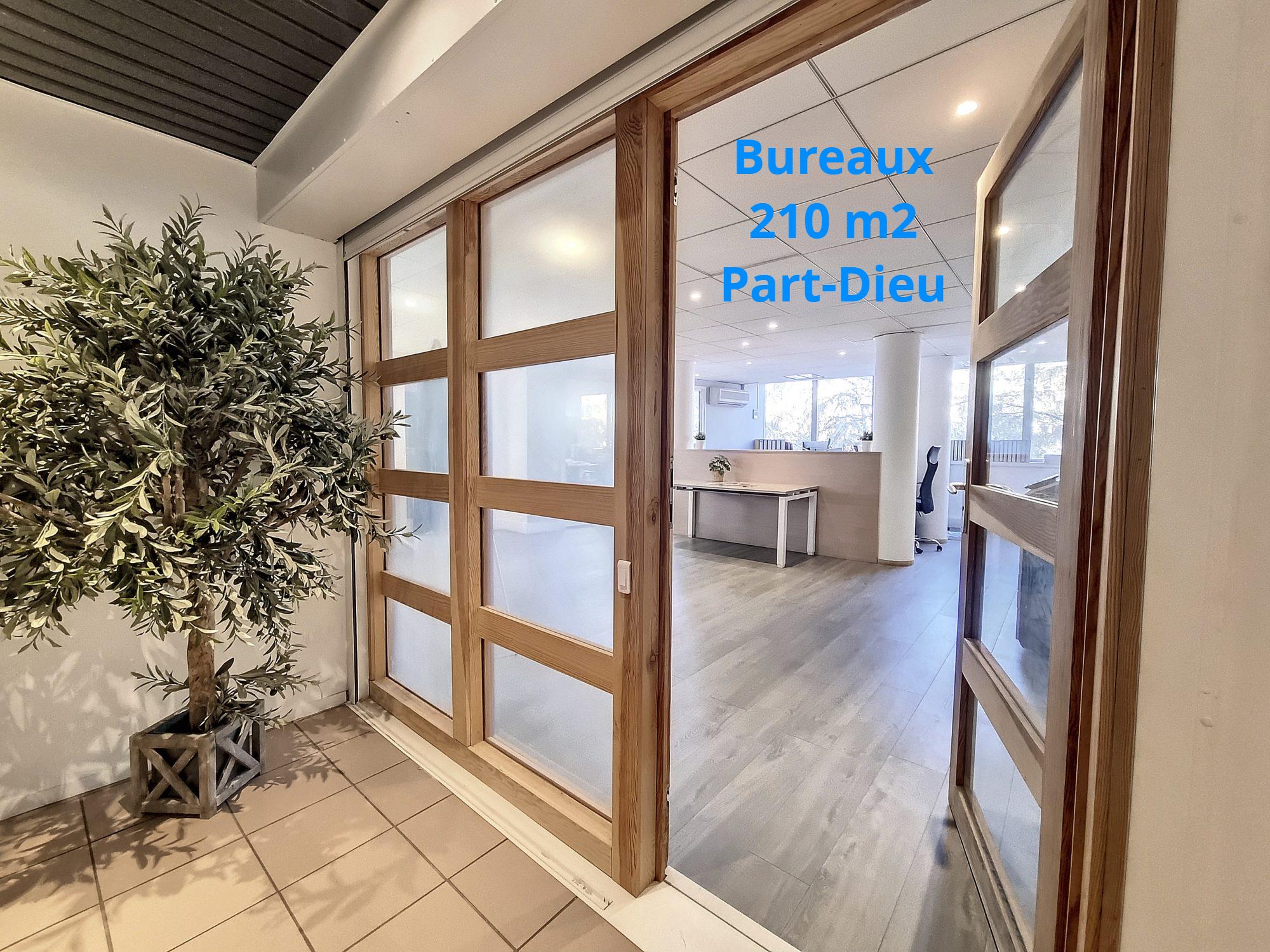 Bureaux Part-Dieu 210 m2 prêts à emménager Lyon 69003