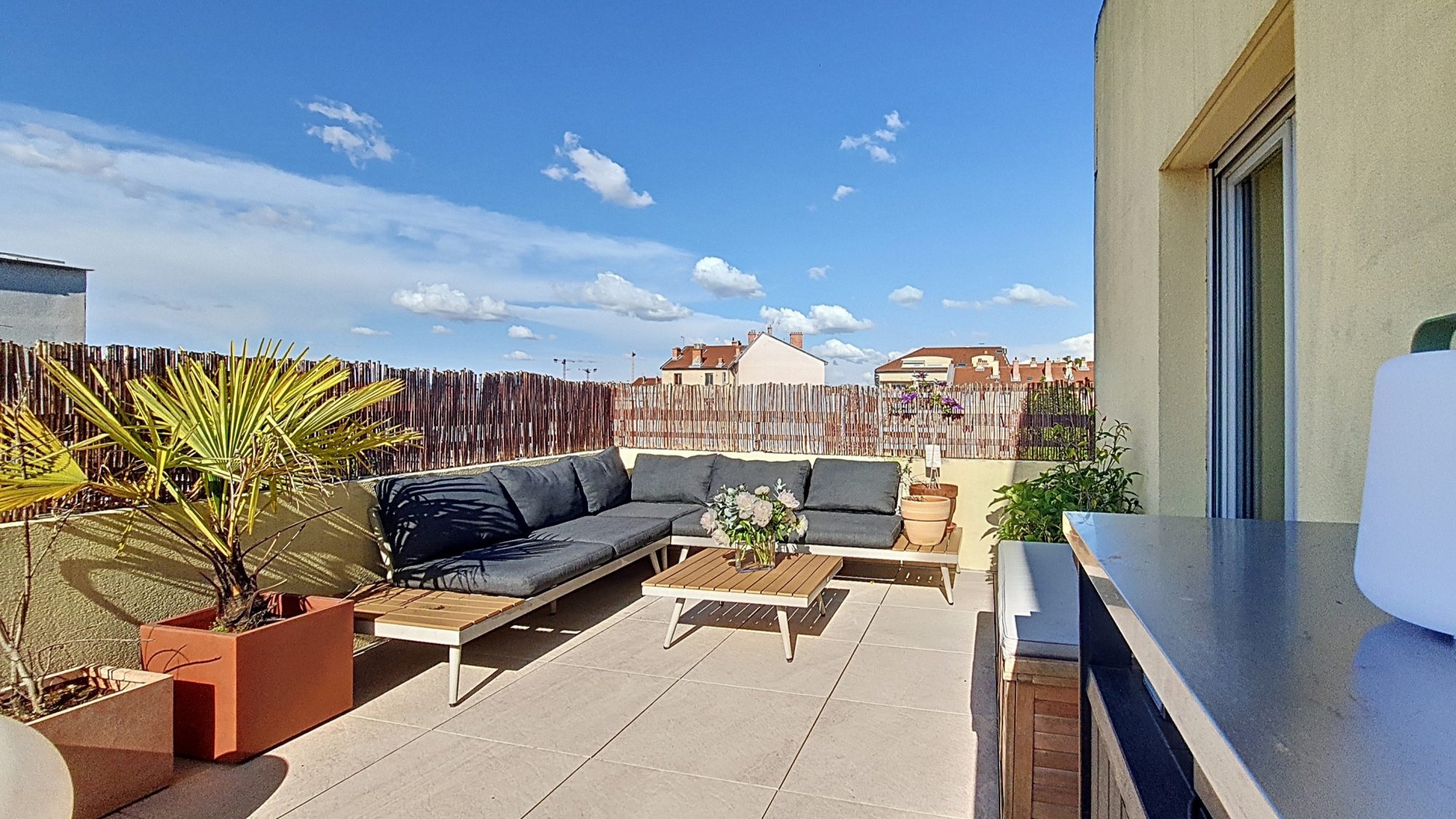 T3 prêt à vivre - Terrasse plein ciel sans vis à vis