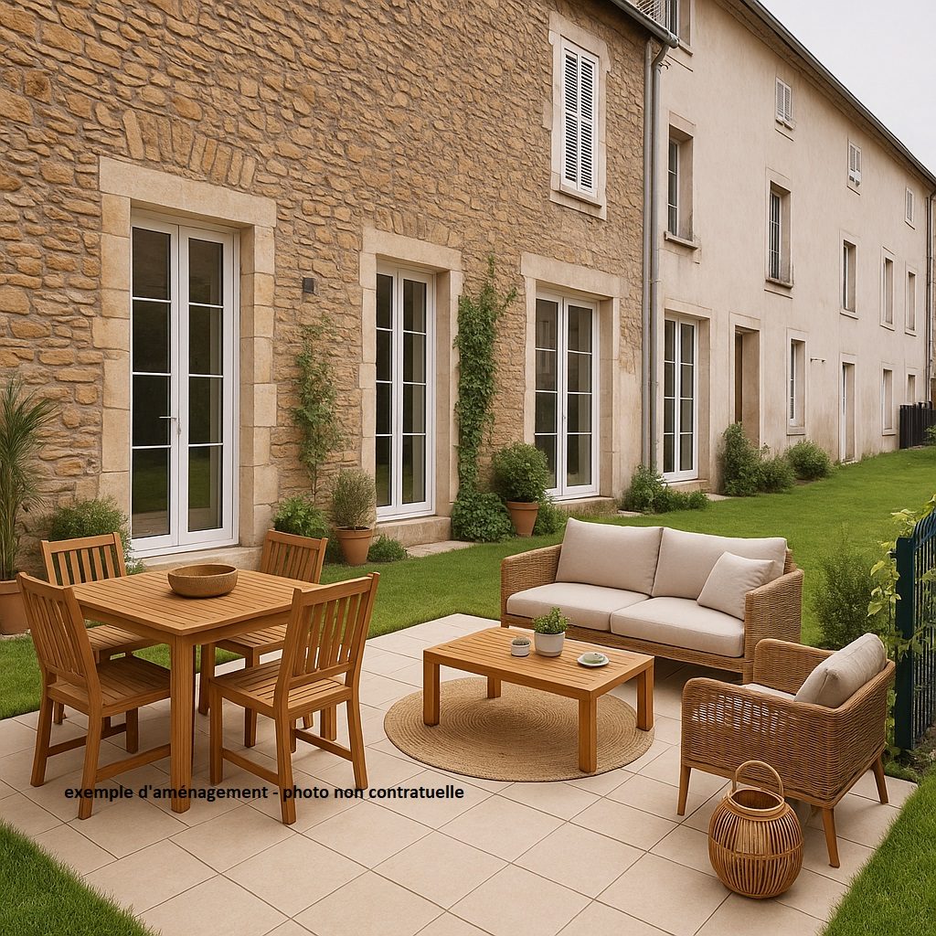 plateau T4 94m2 avec jardin et parking Gleizé 69400