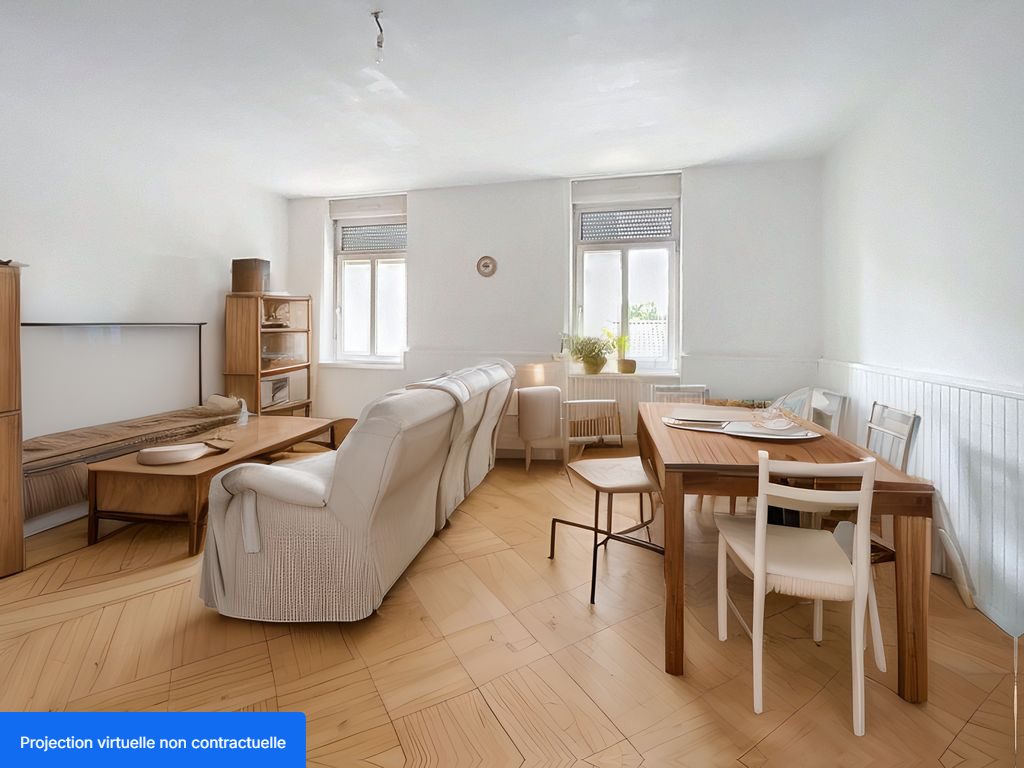 spacieux T3 de 77 m² avec cave, atelier et stationnements