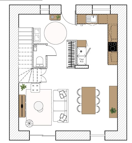 Duplex-à aménager-T4-jardin
