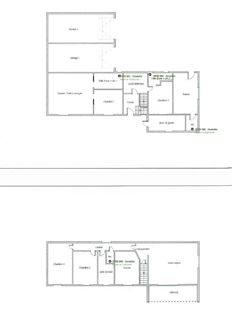 Grande Maison Familiale 180 m2 avec appartement indépendant -  Terrain de 4630 m2 Courthézon 84350
