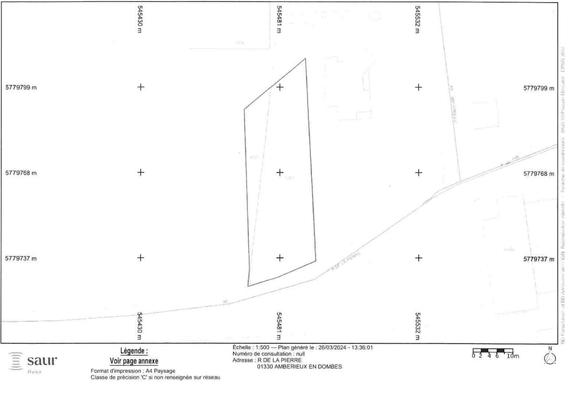 Terrain - 812 m² - Ambérieux-en-Dombes (01330)