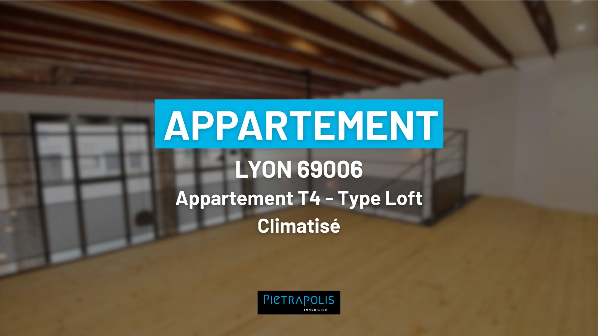 Lyon 6 - Appartement T4 type Loft Climatisé