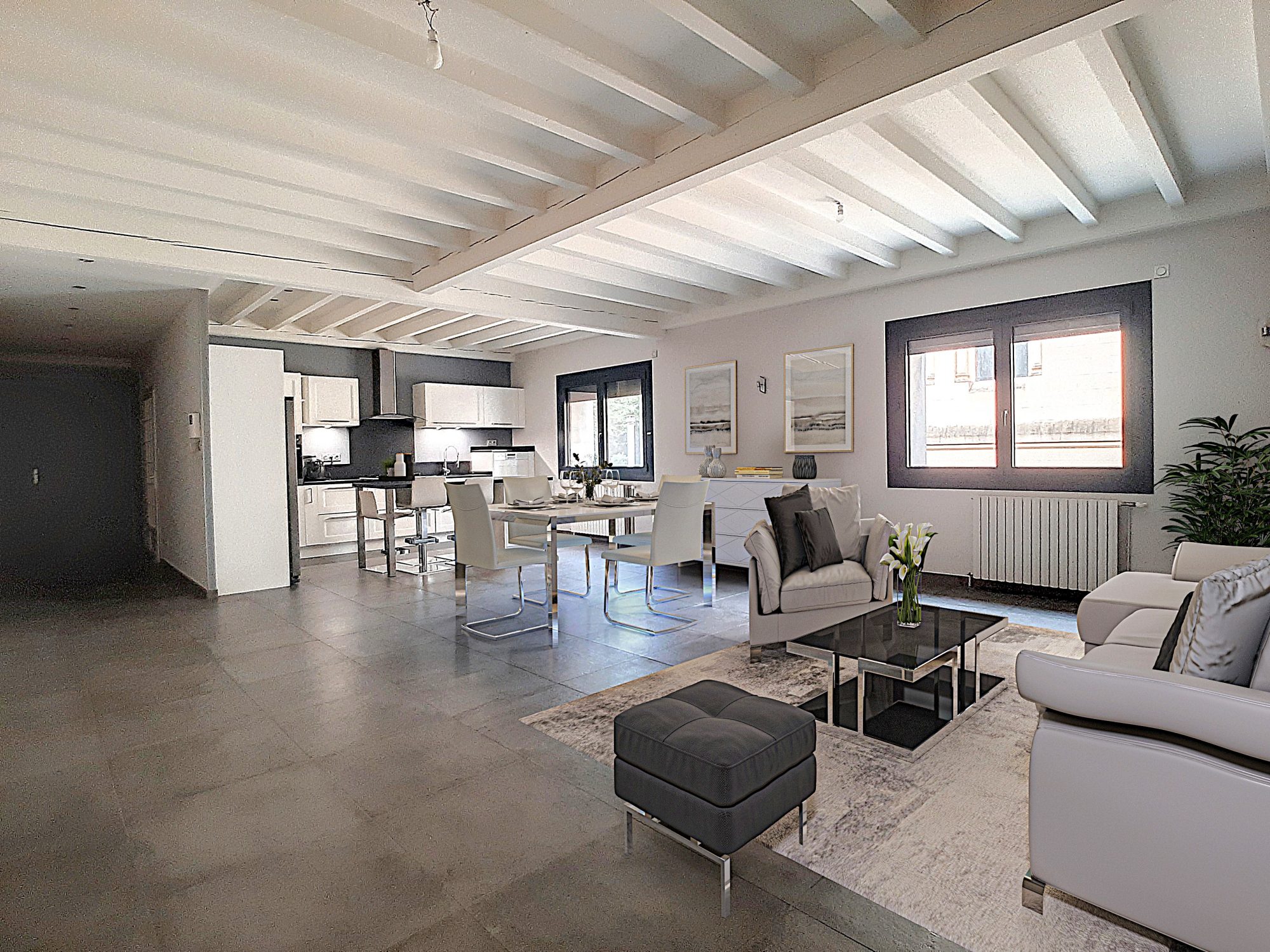 Appartement 5 pièces de 145 m² avec atelier