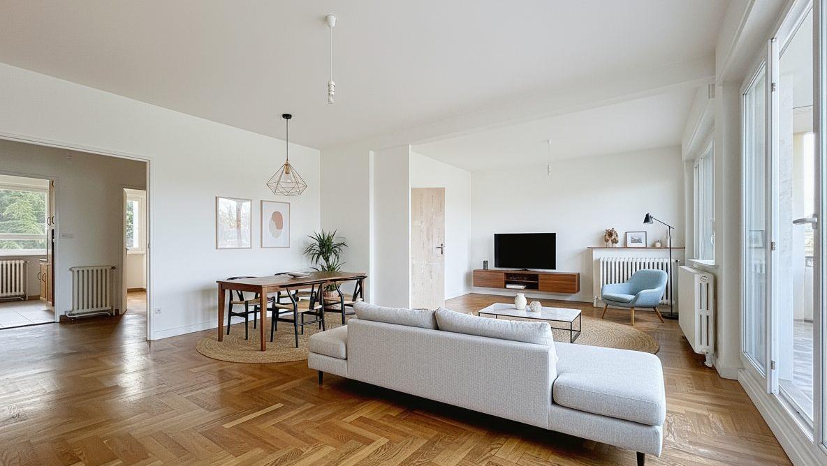 Appartement traversant 92 m² carrez– Étage élevé, vue dégagée, fort potentiel Sainte-Foy-lès-Lyon 69110