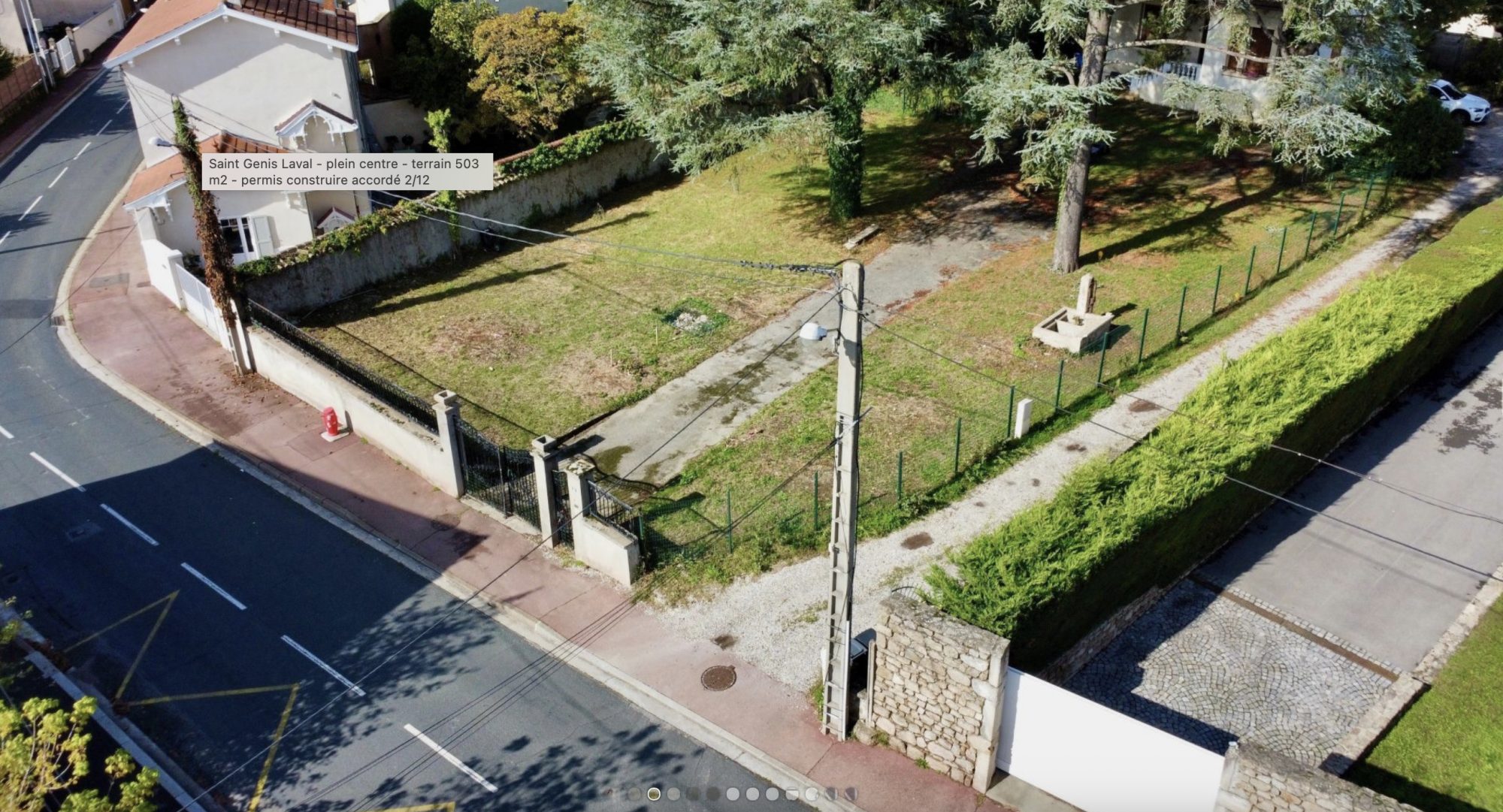 Terrain plat constructible - 500 m² Saint-Genis-Laval 69230