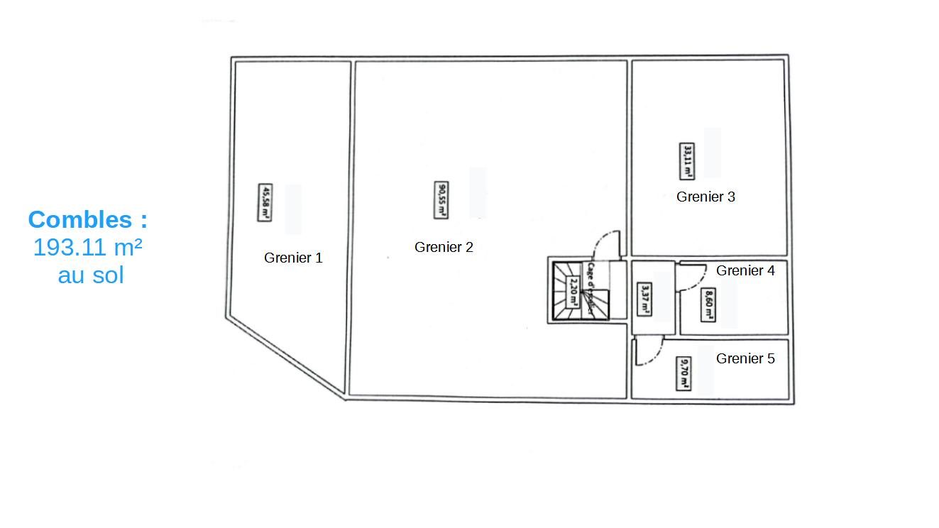 Propriété de 205 m² habitable + appartement T2 indépendant  + 721 m² conctructible + parc arboré Crémieu 38460