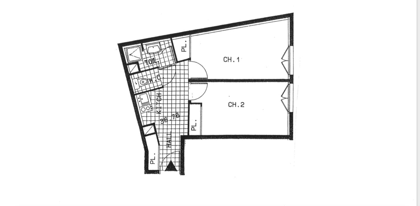 Parc Blandan Appartement T2 vendu loué Lyon 69007