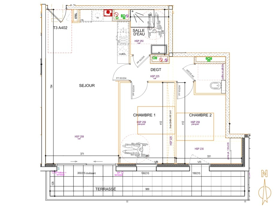 Appartement Saint Gilles Croix De Vie 3 pièce(s) 62.60 m2 SAINT GILLES CROIX DE VIE 85800
