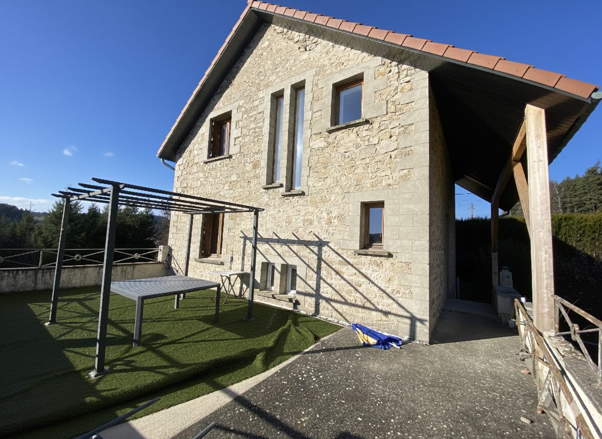 Maison en pierres sur 1,1 ha