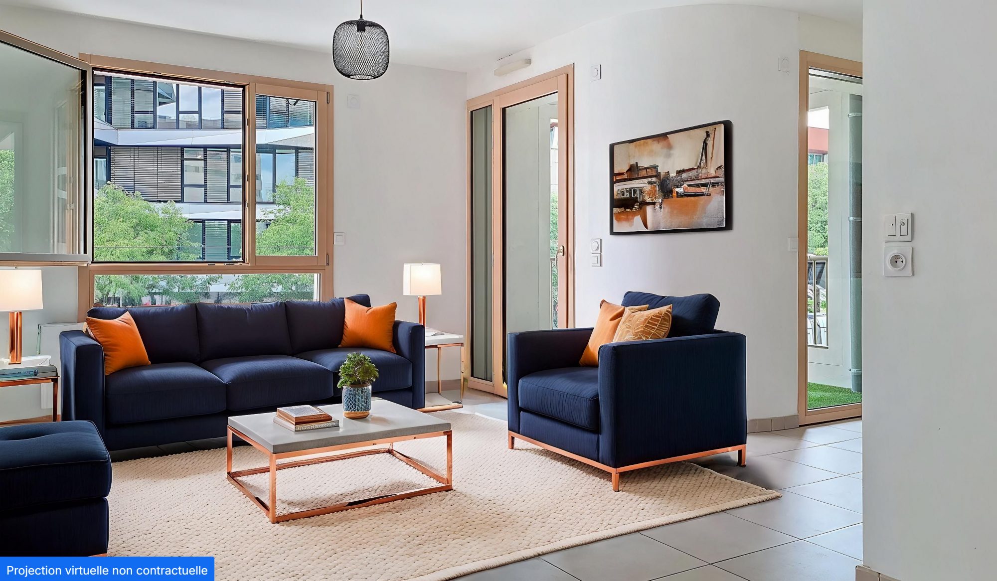 CONFLUENCE 3 pieces avec garage et loggia