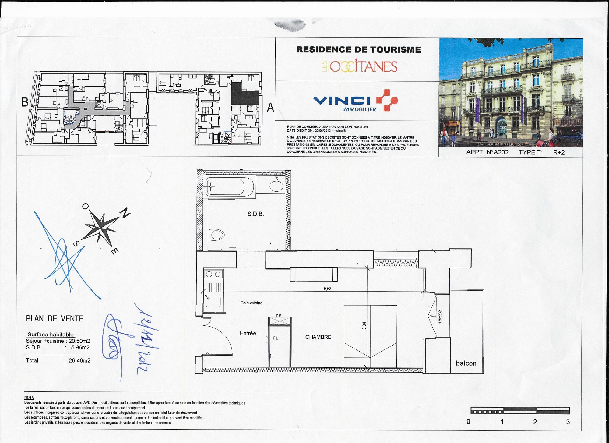 Appartement en résidence de service Montpellier 34000