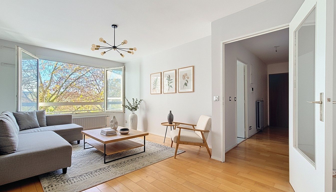 T2 rénové – 52,5 m² – Calme & lumineux – Lyon 4 / Cours d’Herbouville