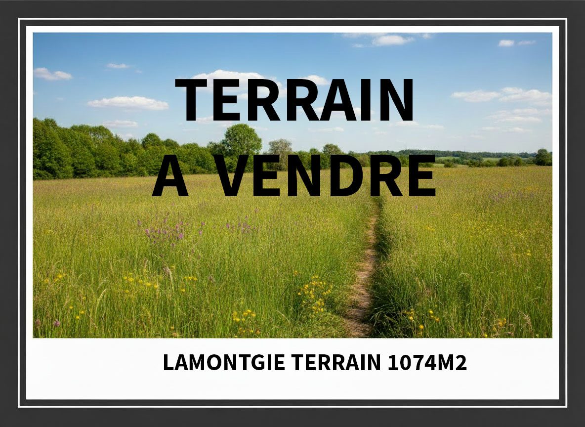 10 MIN ISSOIRE EST - TERRAIN CONSTRUCTIBLE 1074M2