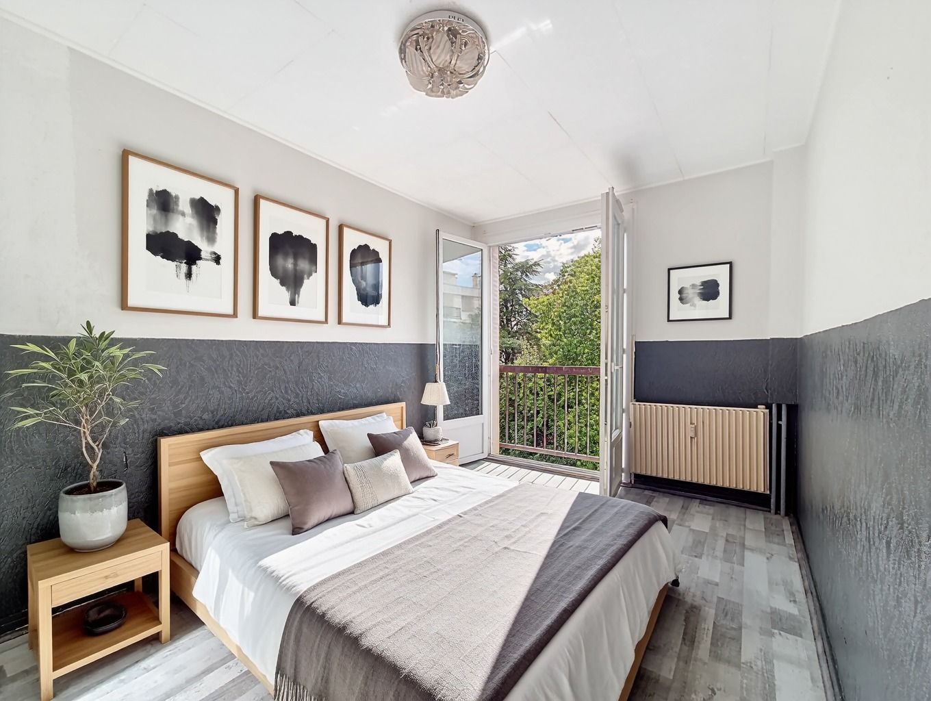 T3 de 70m² lumineux traversant avec balcon et parking Bron 69500