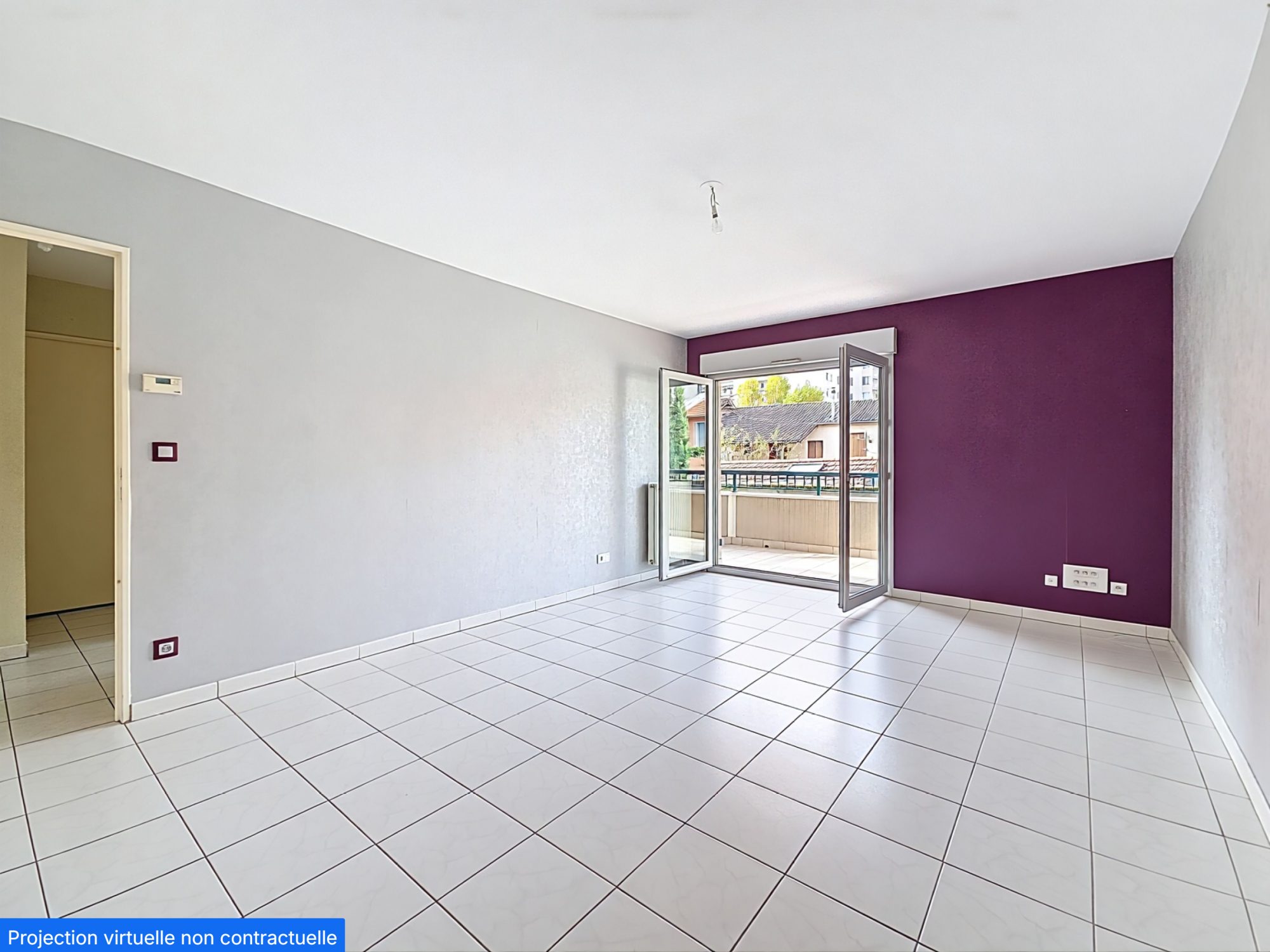Gratte Ciel Appartement T3 de 68 m2 et Balcon de 9 m2 et Garage Villeurbanne 69100