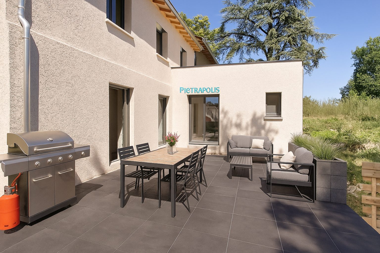 maison avec chambre parentale de plain pied - jardin -