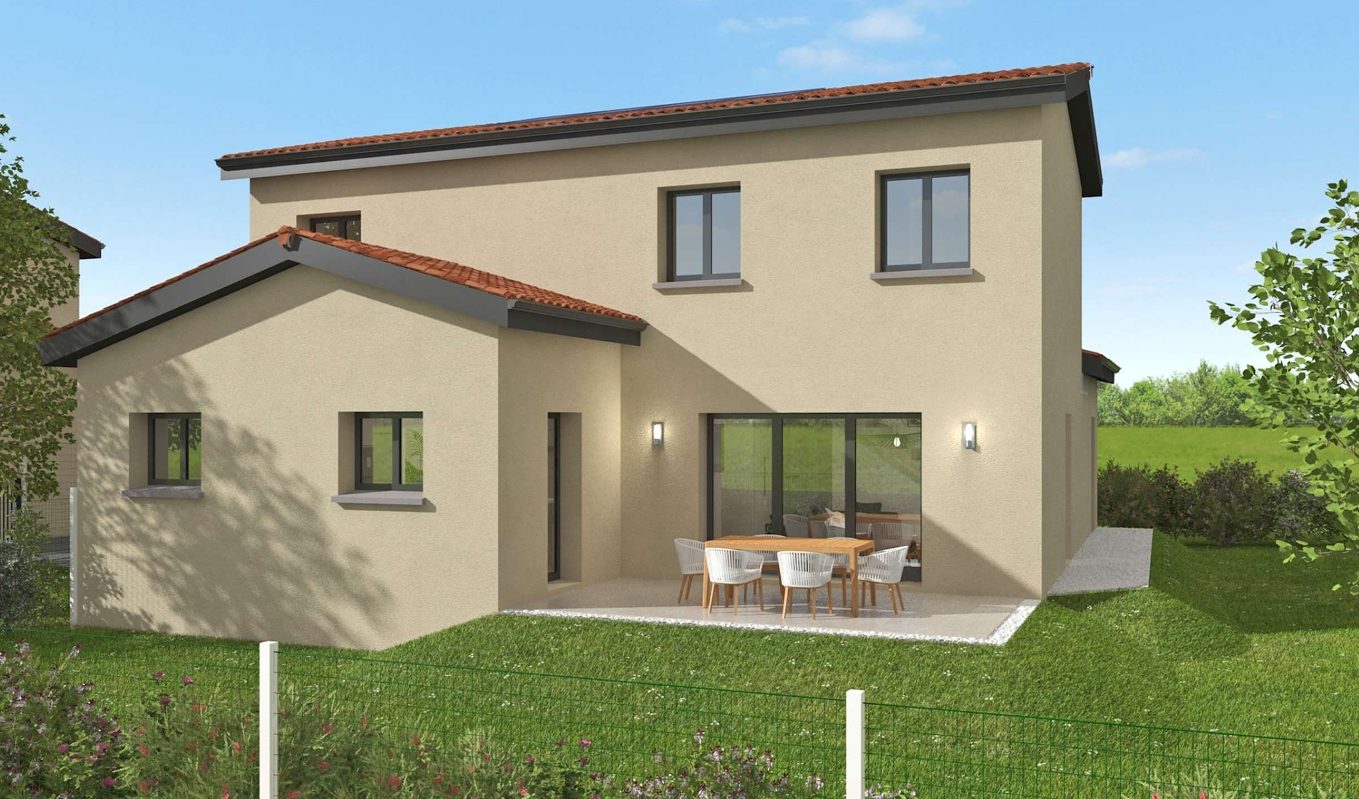 Maison individuelle 130,88m² avec jardin