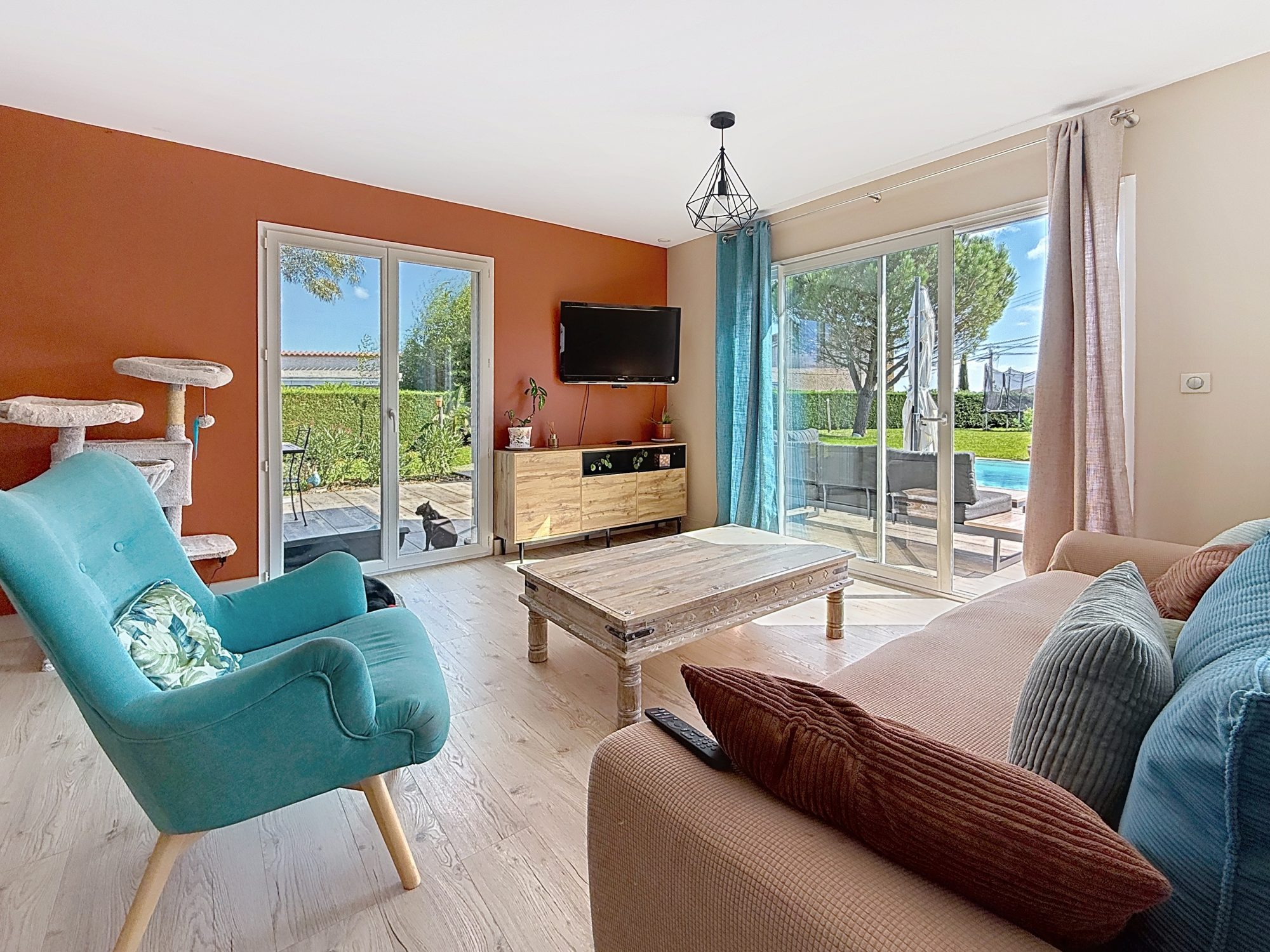 Maison plain-pied 4 chambres avec piscine Vindry-sur-Turdine 69490