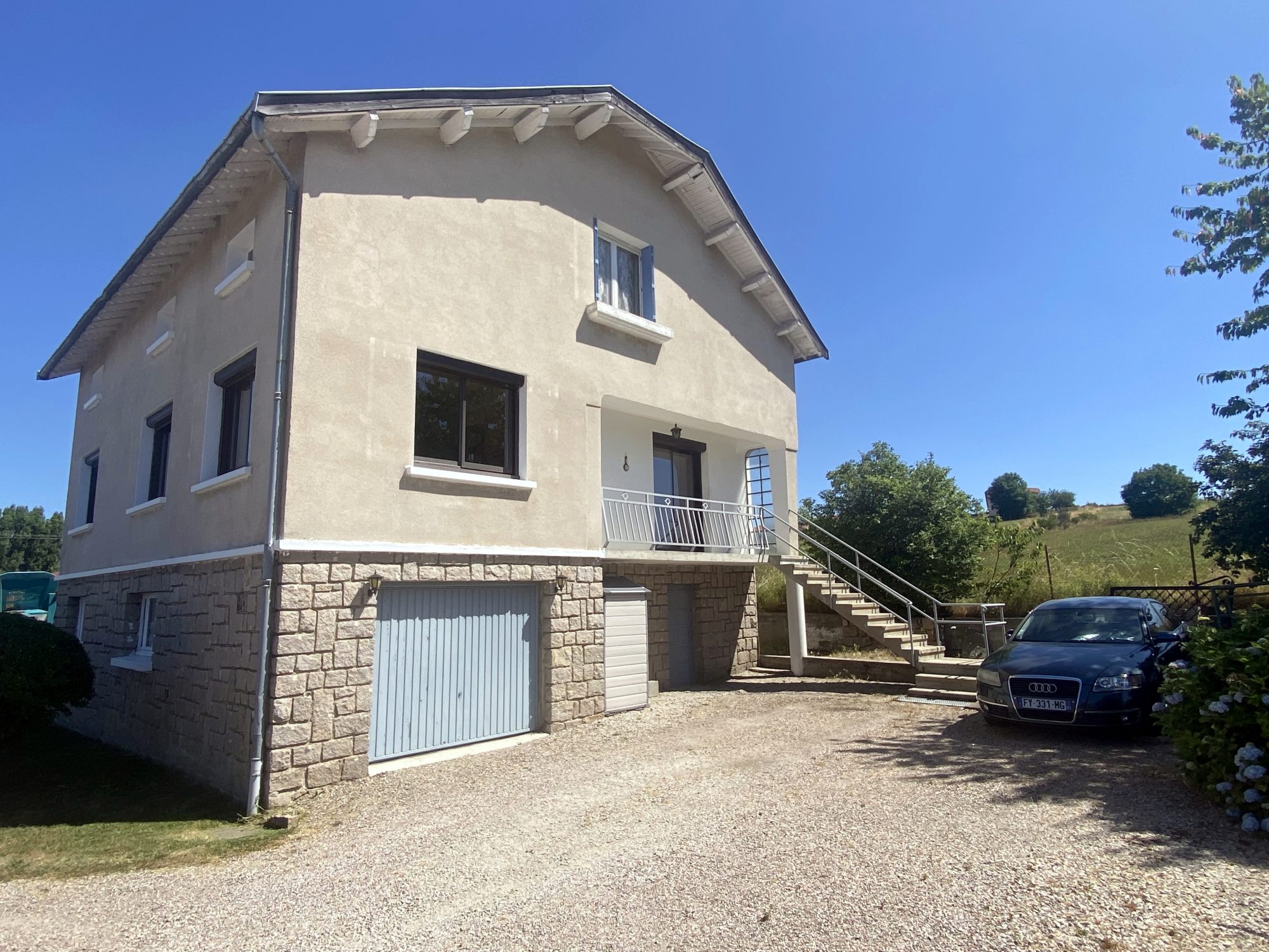 Maison sur sous sol complet