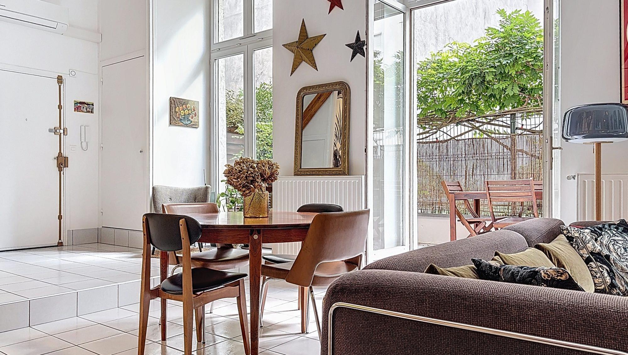 T3  90 m² de charme, 2 chambres et bureau, avec  terrasse Lyon 69003