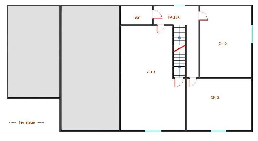 Maison 4 chambres  - panneaux photovoltaiques Chauffailles 71170