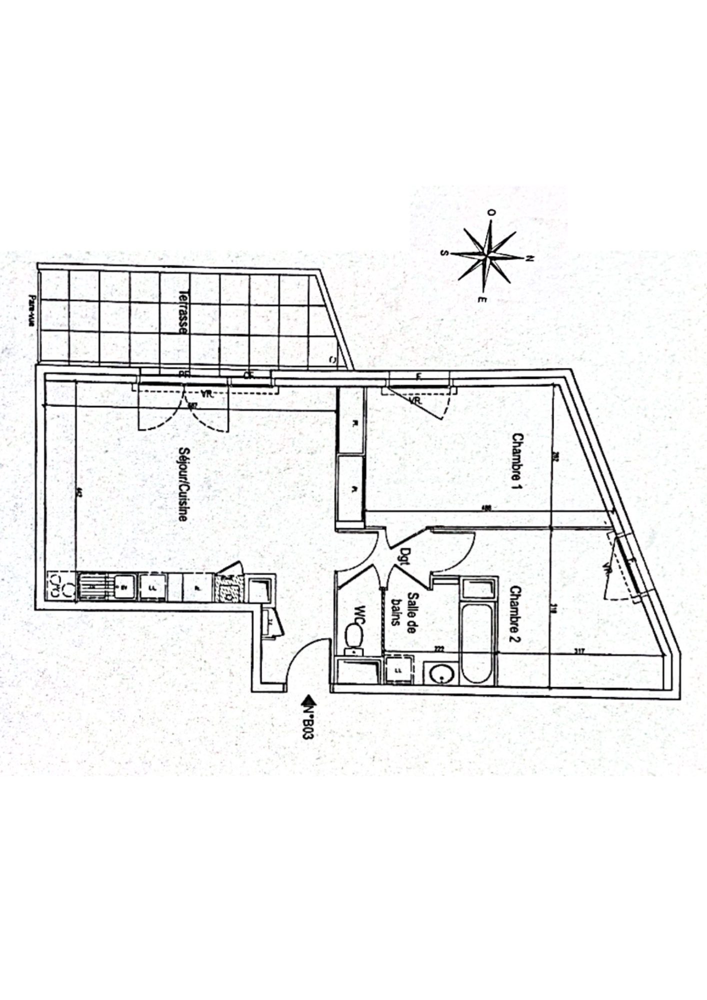 T3 avec terrasse et garage box - Villeurbanne La Soie Villeurbanne 69100