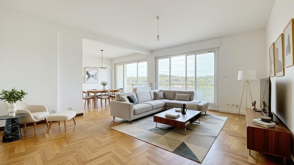 Appartement traversant 92 m² carrez– Étage élevé, vue dégagée, fort potentiel