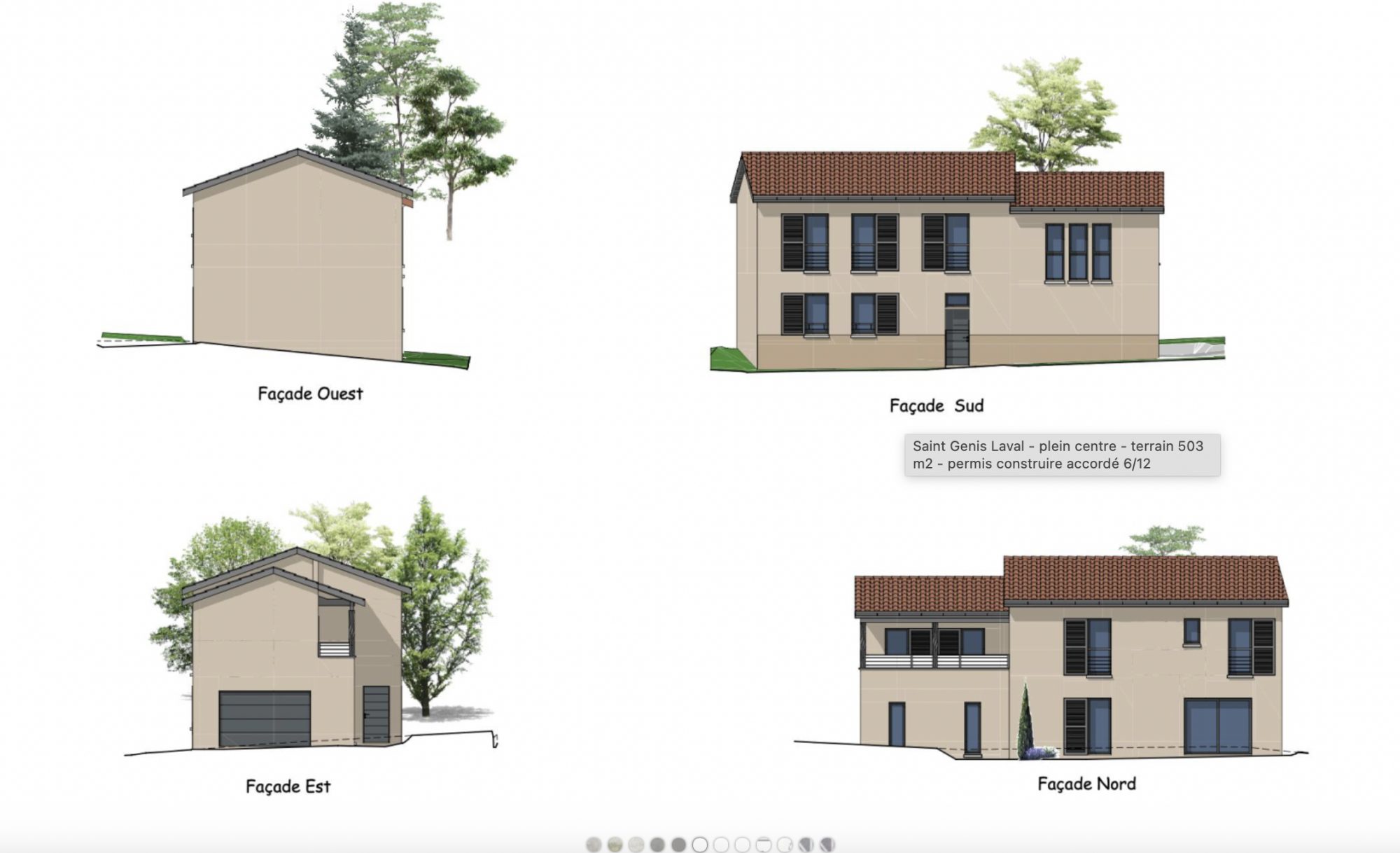 Terrain plat constructible - 500 m² Saint-Genis-Laval 69230