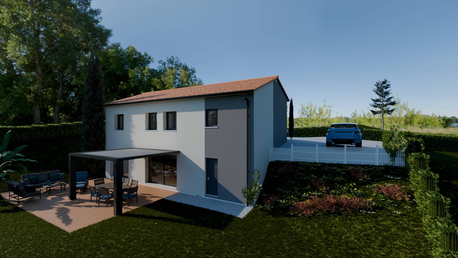 Terrain loti au calme !