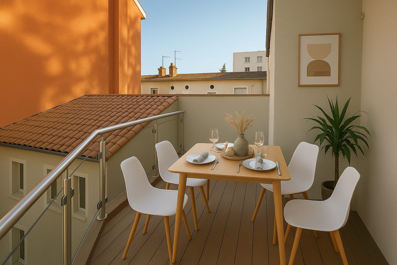 Duplex avec Terrasse – Quartier Charles Hernu Villeurbanne 69100