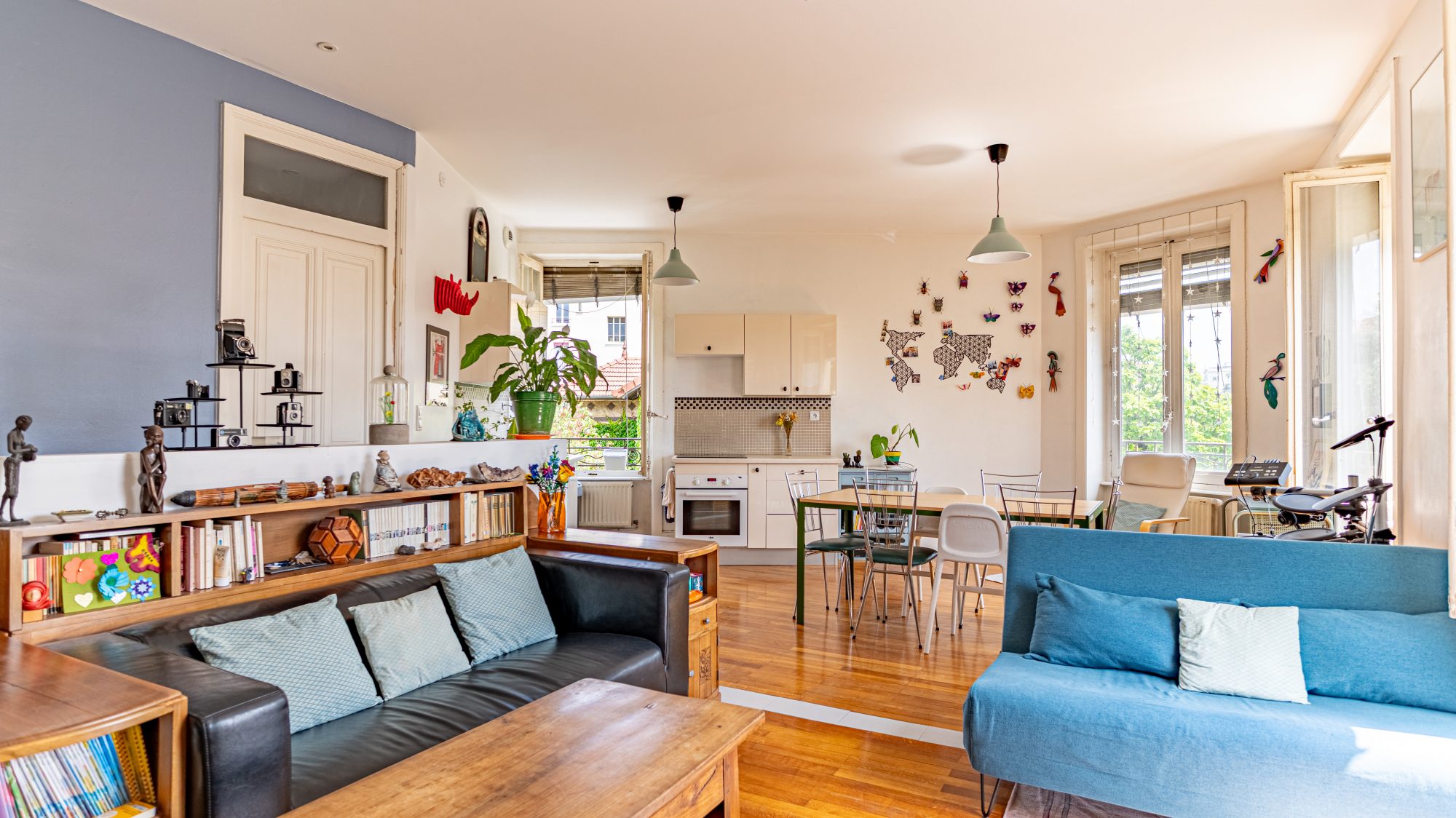 Bel appartement T4 secteur Montchat Lyon 69003