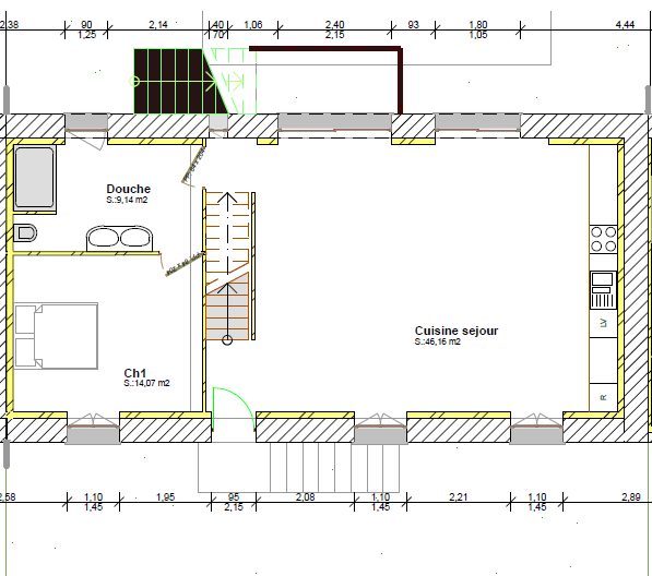 maison à rénover - 4 chambres potentielles - jardin - dépendances Saint-Georges-de-Reneins 69830