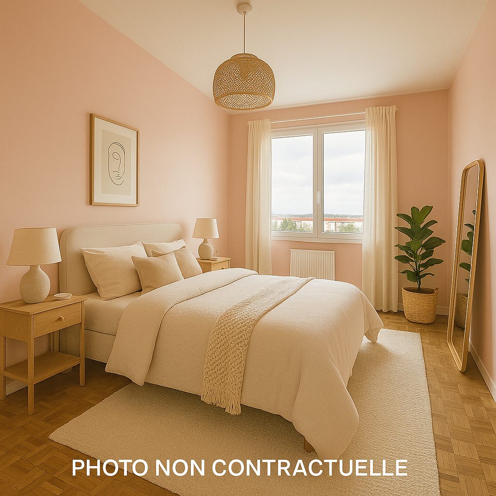 VILLEURBANNE - APPARTEMENT  T4 DE 67m2 AVEC POTENTIEL A RENOVER - 7ème ETAGE  - VUE DEGAGEE  - BALCON Villeurbanne 69100