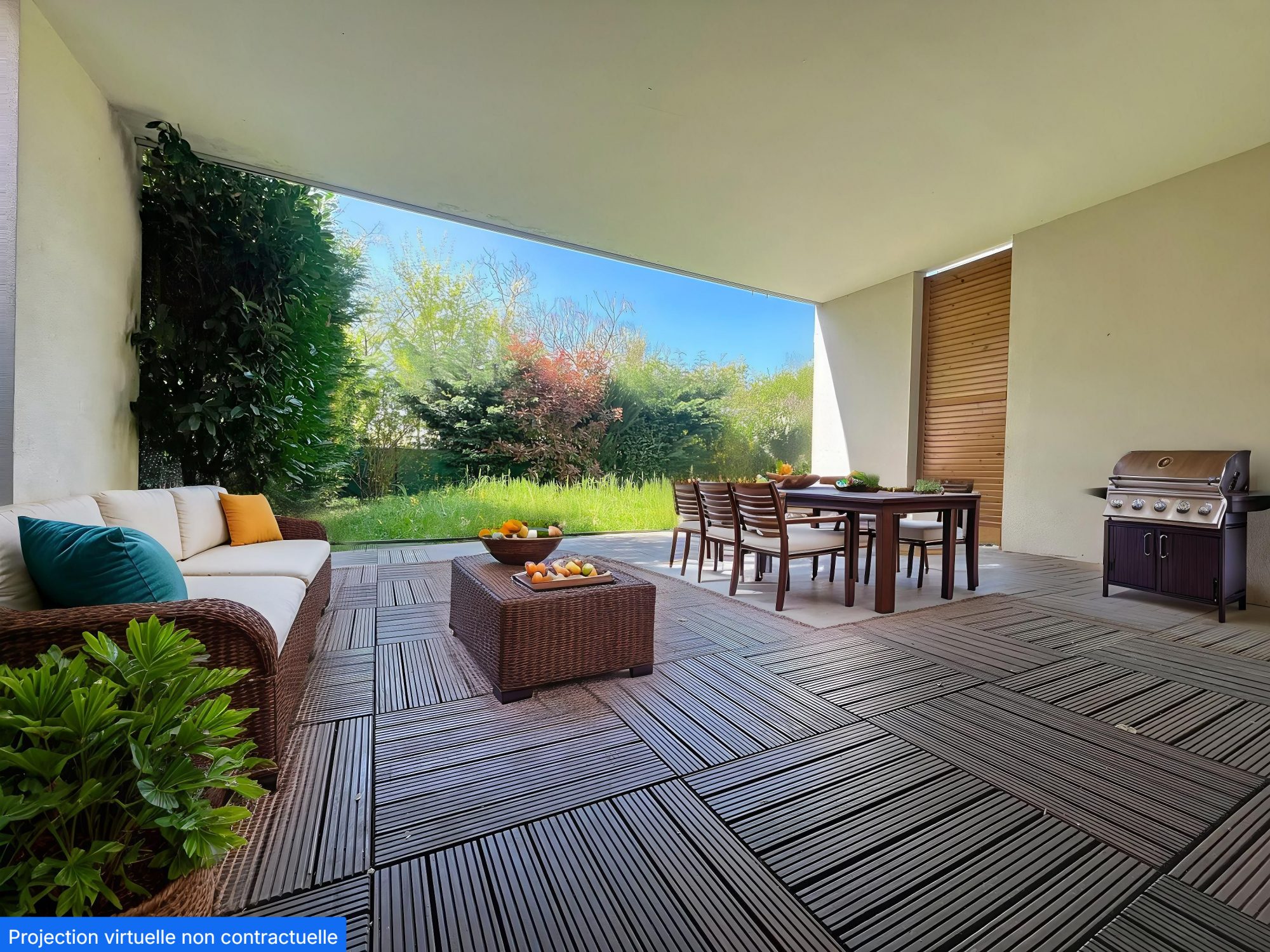 APPARTEMENT 72 M² JARDIN GARAGE