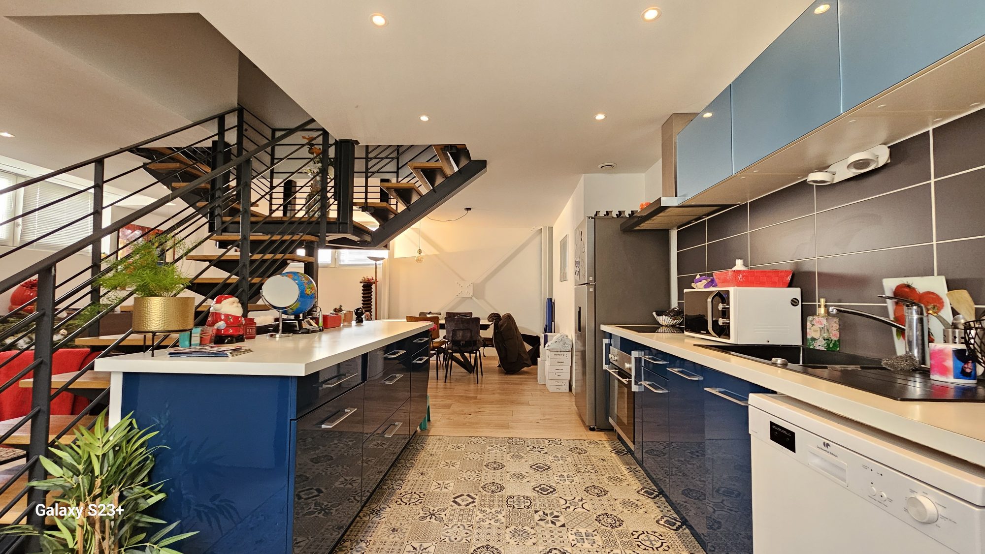 Appartement en duplex au style contemporain